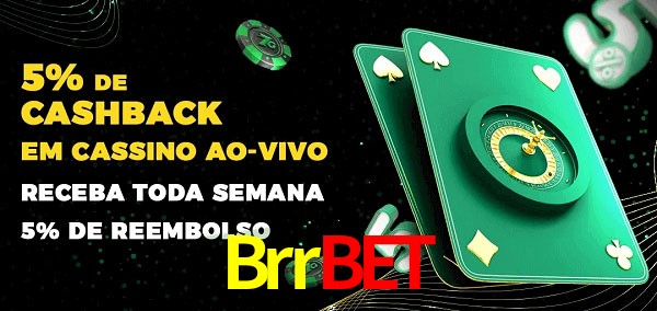 Promoções do cassino ao Vivo Brrbet